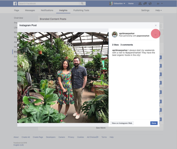 Branded Content Tools on Instagram