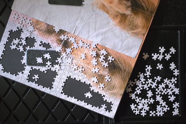 The stress of jigsaw puzzles