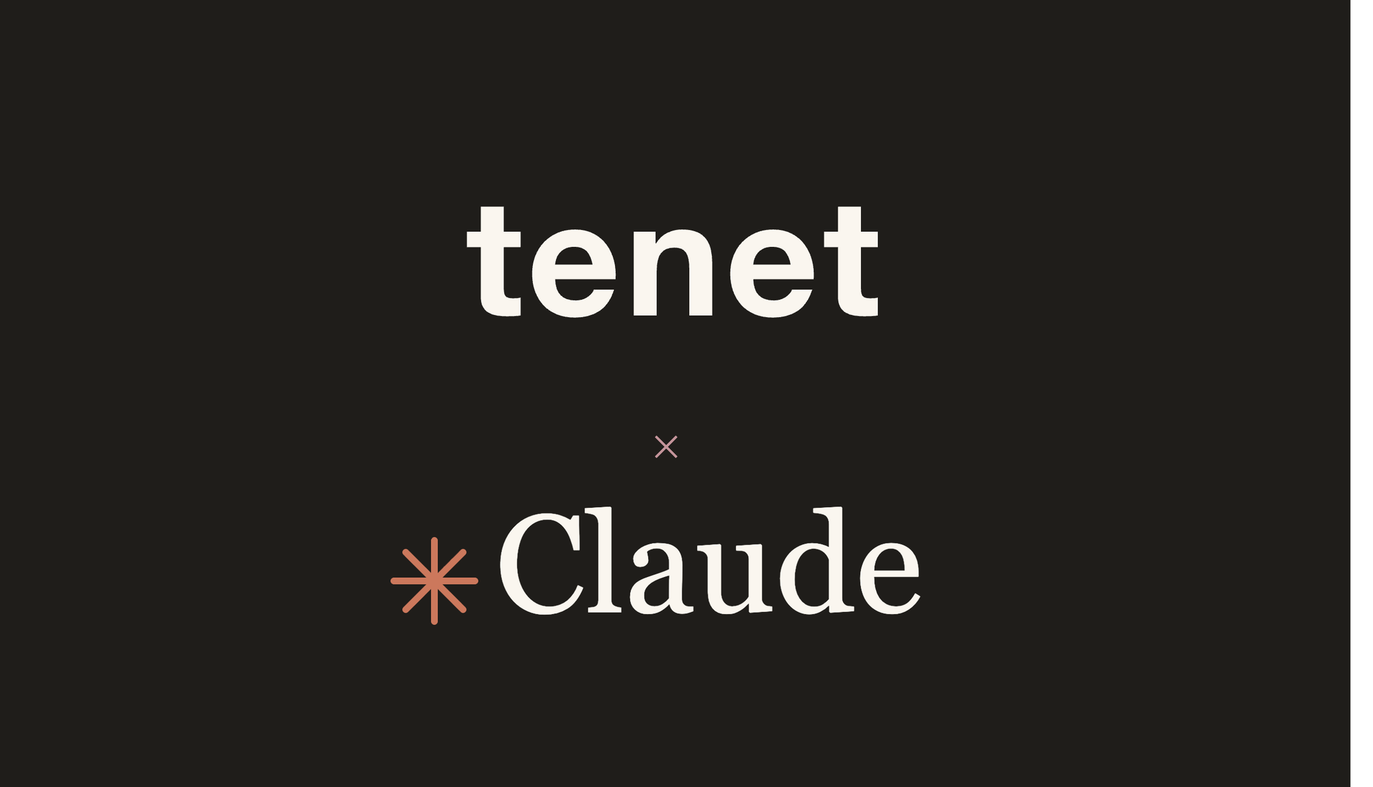 You can now run Tenet inside Claude