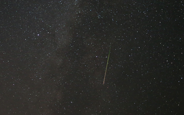 Swimming with the Perseids