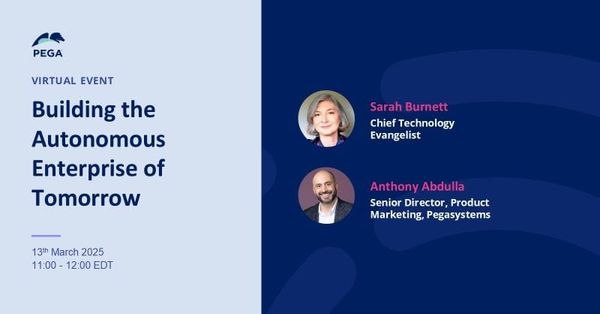 Revolutionize Operations with AI: Building the Autonomous Enterprise of Tomorrow - Webinar on March 13