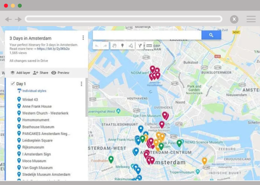 Uploading spreadsheet in Google My Maps