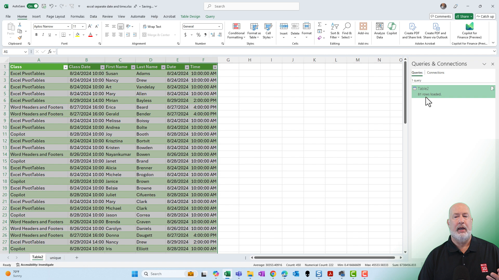 Updated data after refresh in Power Query Updated data after refresh in Power Query