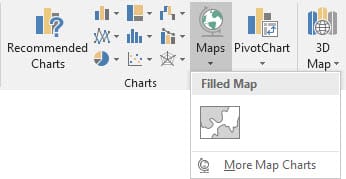 Excel Map Chart