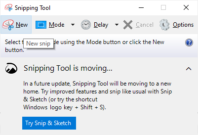 Windows Snipping Tool