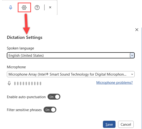 Enable auto-punctuation