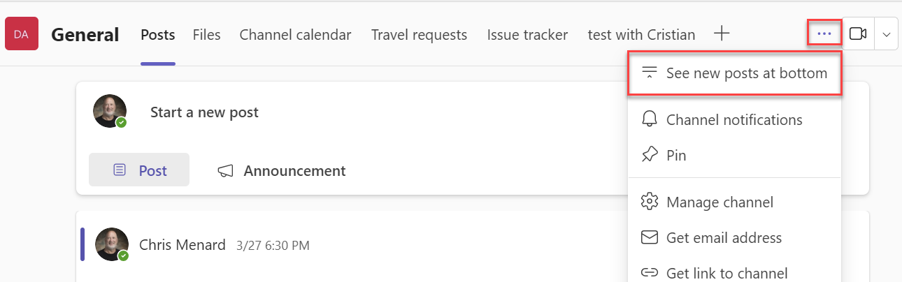 See new posts at bottom