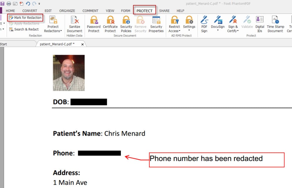Redact PDFs with Phantom PDF