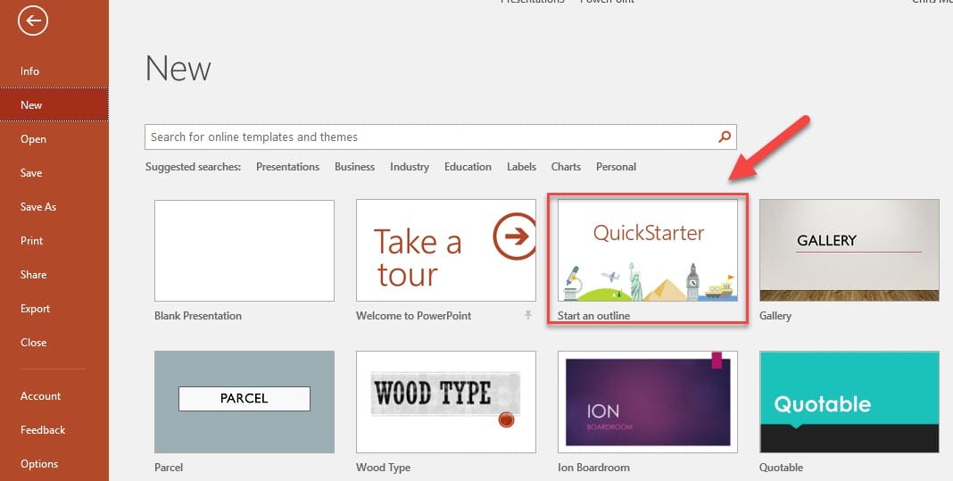 PowerPoint QuickStarter 1 PowerPoint QuickStarter 1