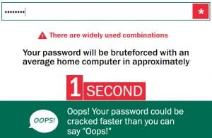 Bad password