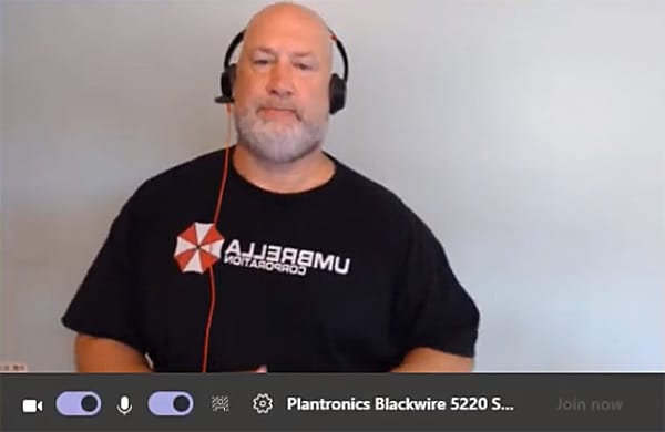 New Teams Meetings start screen with more controls