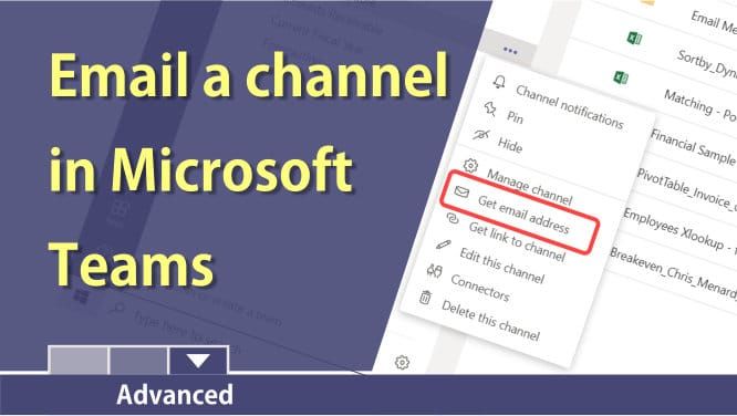 Send an email to a channel in Microsoft Teams