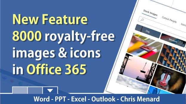 8000 royalty-free images are available in Office 365 - April 2020 update