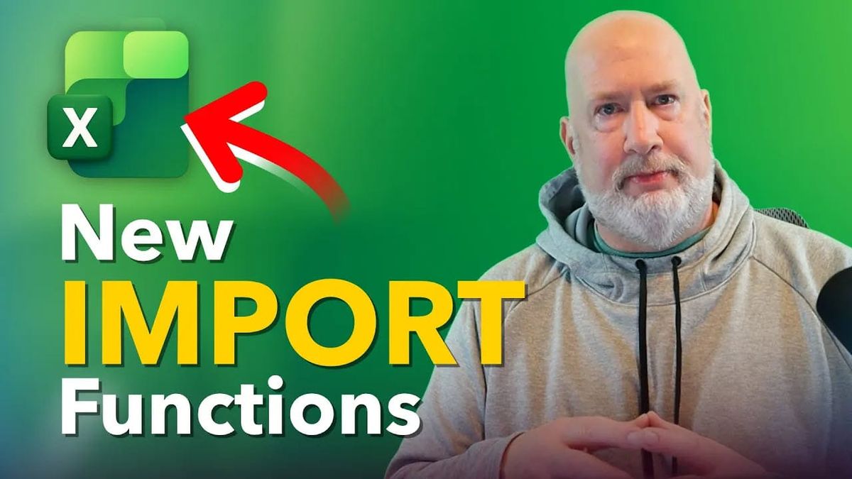 New Excel Functions: IMPORTTEXT & IMPORTCSV Explained!