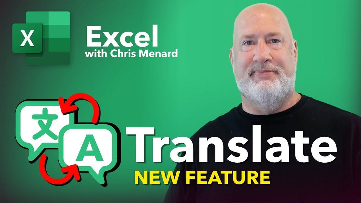 Excel TRANSLATE Function: Translate Text Directly in Your Spreadsheet
