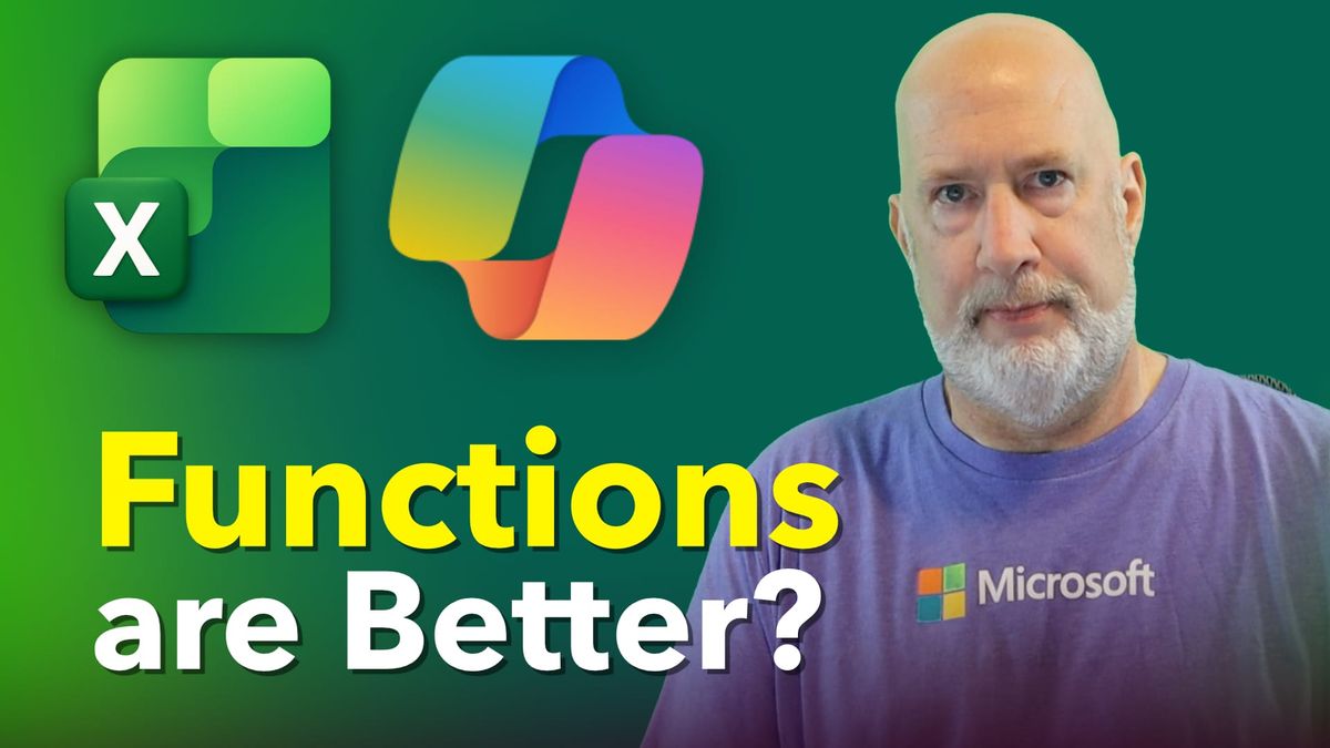 Copilot in Excel: When to Use a PivotTable vs Functions
