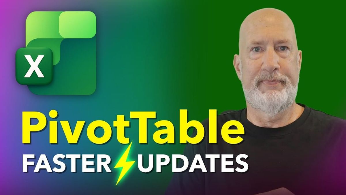 Excel PivotTables: How to Use Defer Layout Update