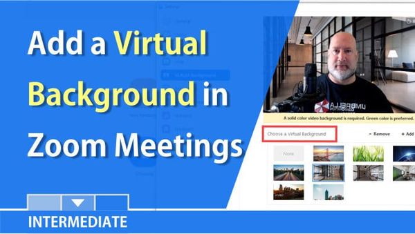 Use a virtual background with Zoom Meetings or RingCentral Meetings