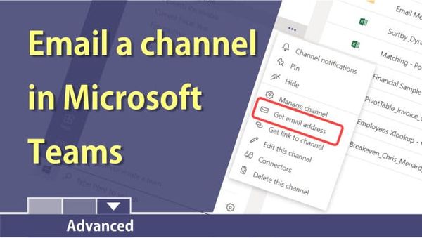 Send an email to a channel in Microsoft Teams