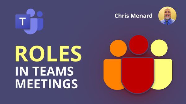 Roles in a Teams Meeting: Organizer - Presenter - Attendee