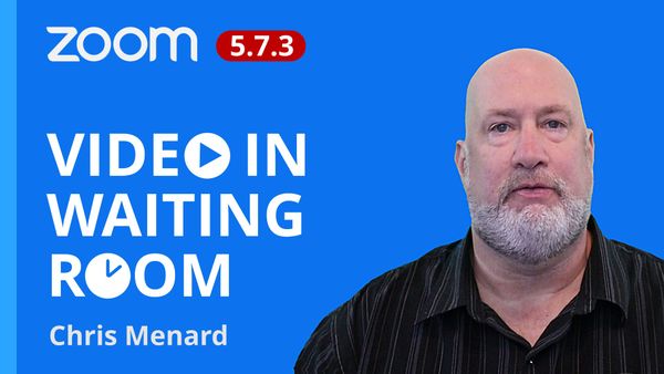 Zoom - Add Video to the Waiting Room