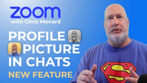 Zoom profile picture now shows in meeting chats