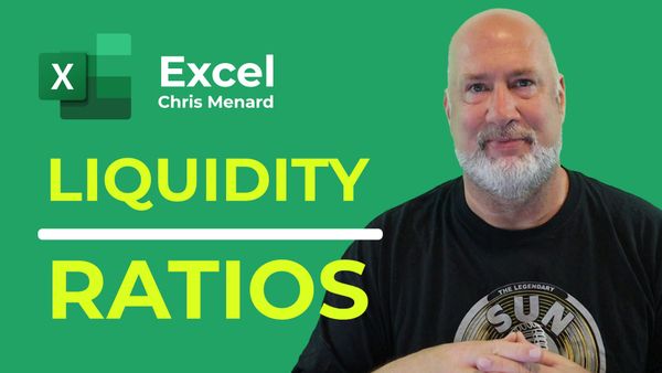 Liquidity Ratio using Excel: Chris Menard Training