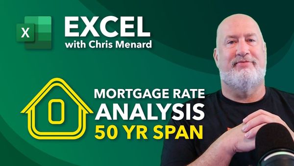 Analyzing 50+ Years of Mortgage Rates in Excel: Insights and Trends
