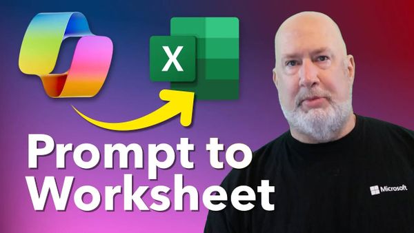 Excel Copilot: Create Worksheets from Prompts with Ease