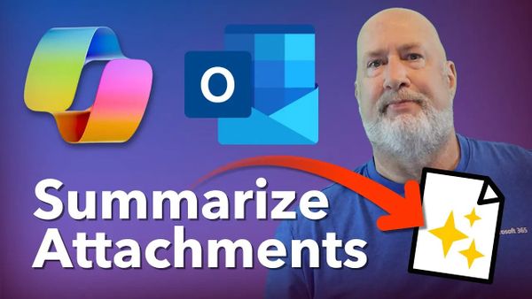 Summarize Outlook Attachments with Copilot