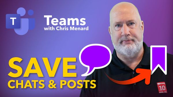 Microsoft Teams: Save Chat and Channel Messages is Back!