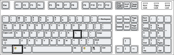 Always lock your computer when you are away