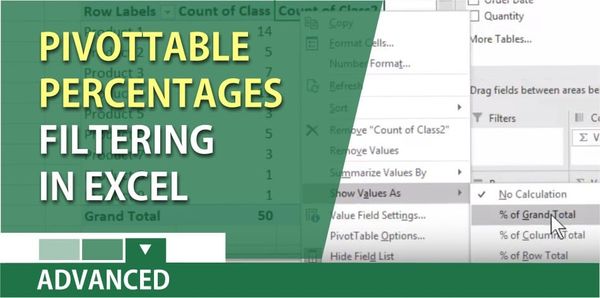 PivotTable Percentages: Show Unfiltered Percent when Filtering