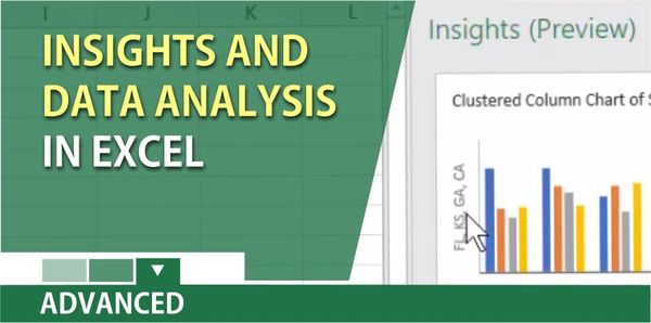 Insights in Excel: Get automated, fast, accurate analysis of your data