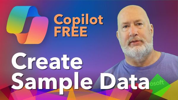 How to Create Sample Data in Excel Using Free Copilot Chat
