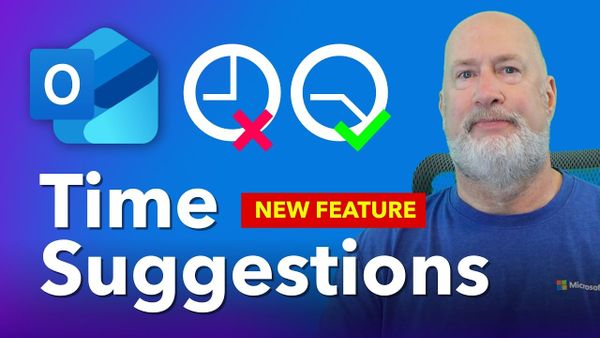 Schedule Meetings Faster with Outlook Time Suggestions