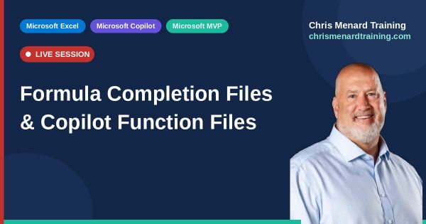 Formula Completion Files and Copilot Function files