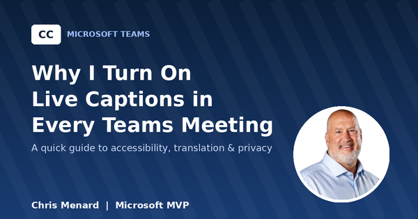 Microsoft Teams Live Captions: A Quick Walkthrough