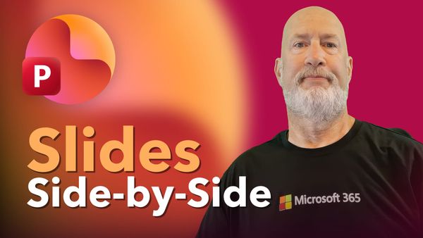 View Two Slides Side by Side in the Same PowerPoint Presentation
