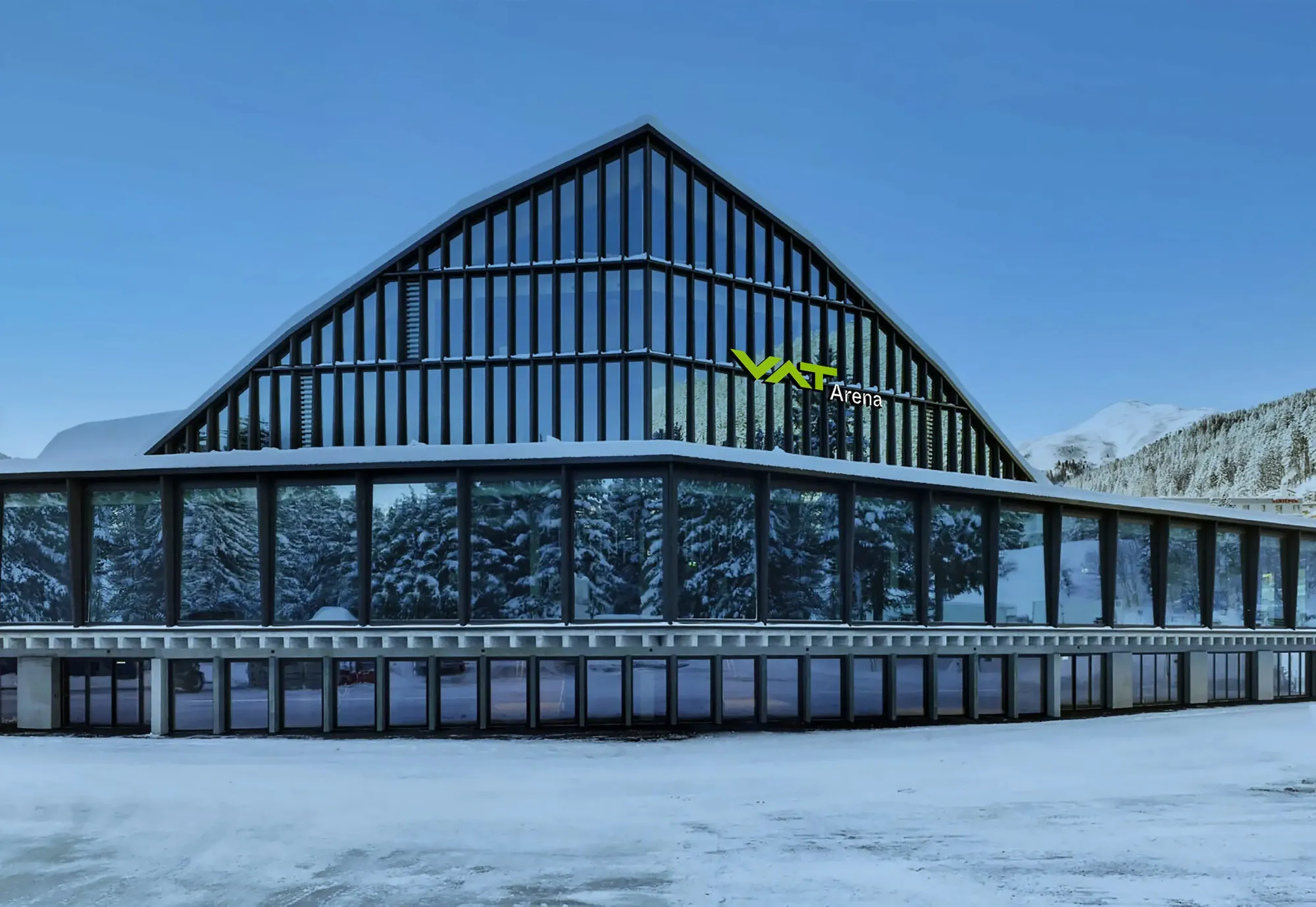 Neuer Glanz in Davos: Perfektes Rebranding für die VAT-Arena