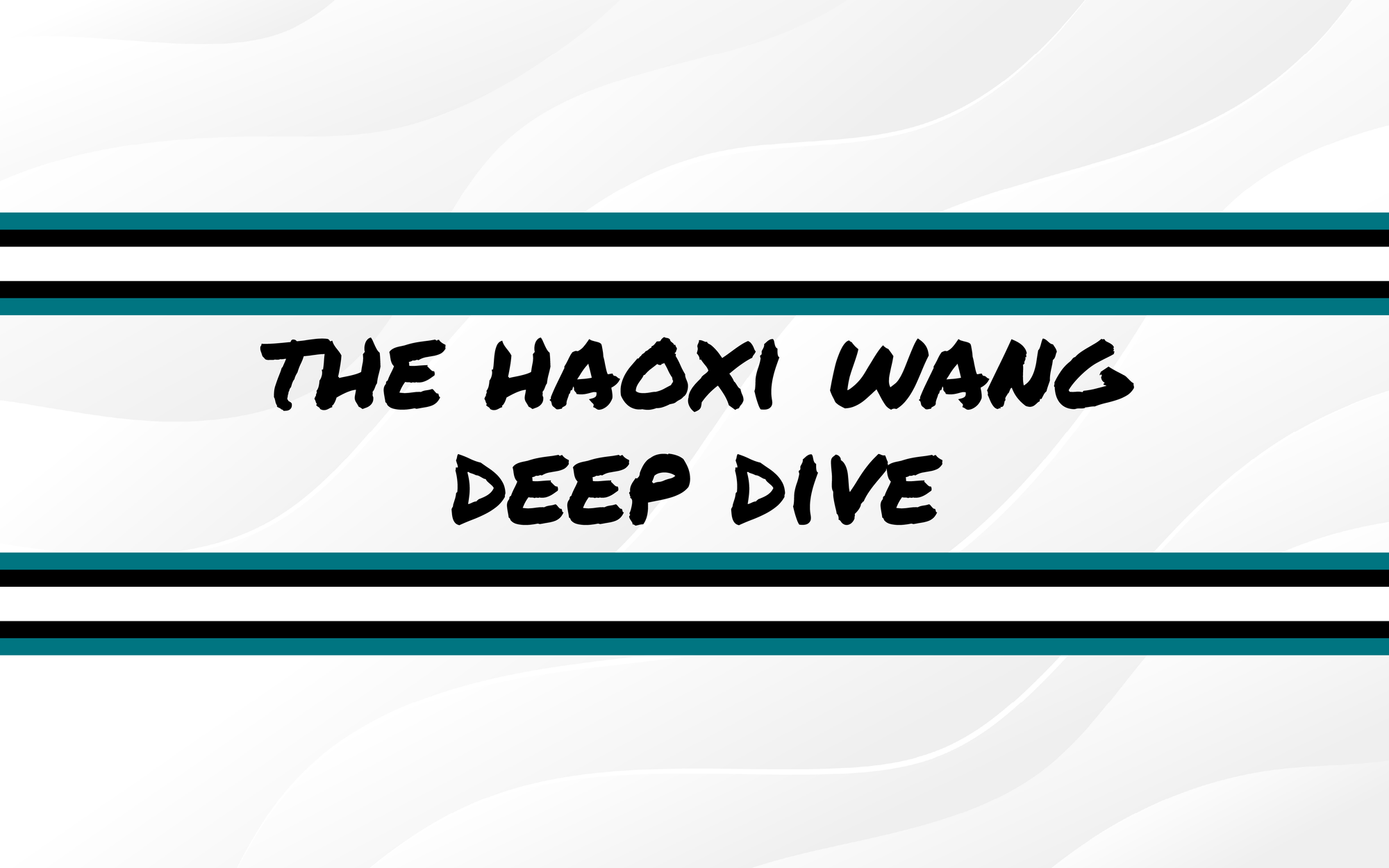 The Haoxi (Simon) Wang Deep Dive