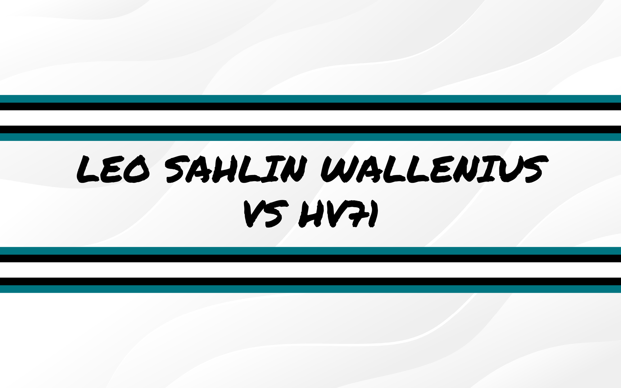 Leo Sahlin Wallenius vs HV71 9/16/2025