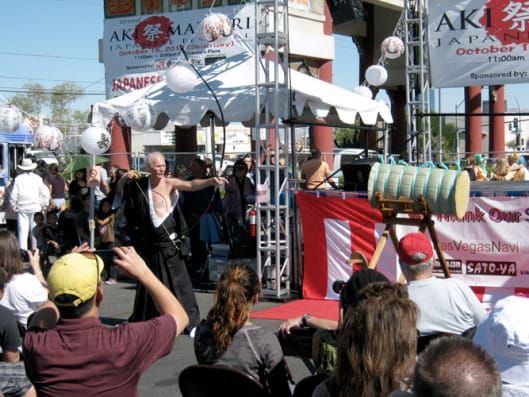 A demonstration in Las Vegas