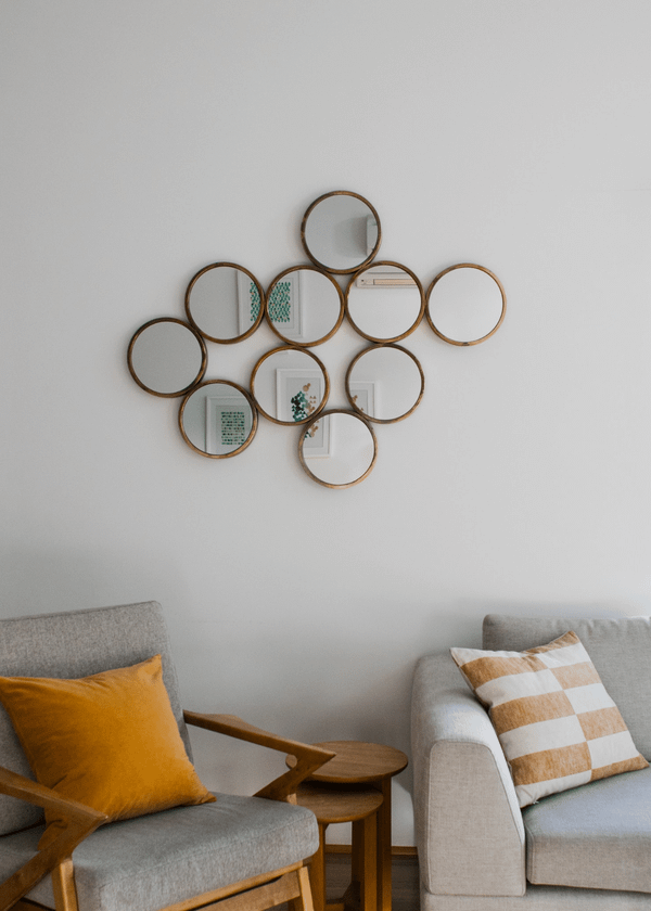 3d wall mirror stickers
