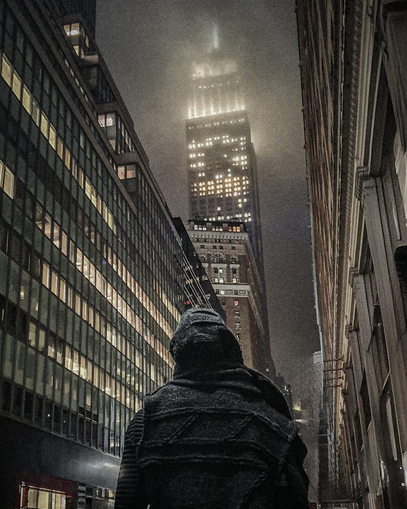 nyc hooded street
