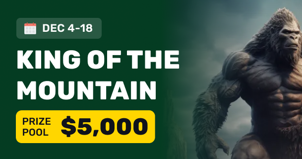 DestinyX Presents: King of the Mountain Sportsbook Tournament! $5000 Cash Prize!