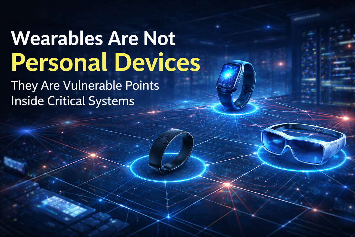 Wearables Are Not Personal Devices: They Are Vulnerable Points Inside Critical Systems