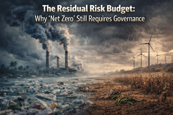 The Residual Risk Budget: Why “Net Zero” Still  Requires Governance