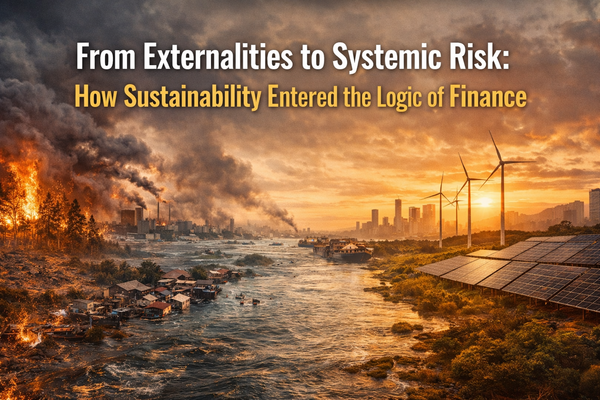 From Externalities to Systemic Risk: How Sustainability Entered the Logic of Finance