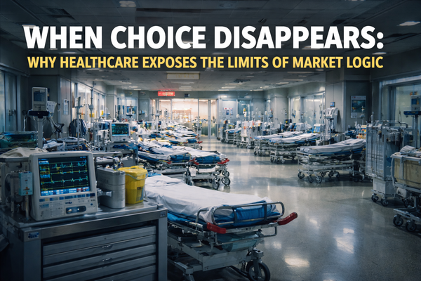When Choice Disappears: Why Healthcare Exposes the Limits of Market Logic